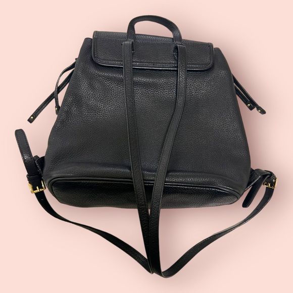 Michael Kors Black Pebbled Leather Backpack‎ - Picture 3 of 8